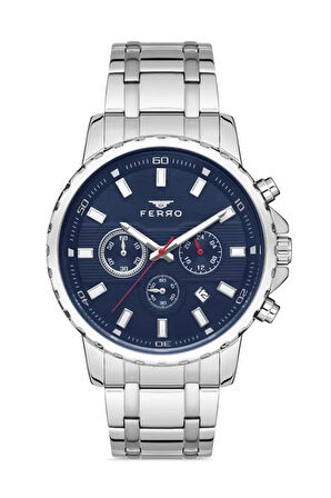 Lacivert Çelik Kordon Erkek Kol Saati FM11167A-H