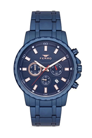 Lacivert Çelik Kordon Erkek Kol Saati FM11167A-H