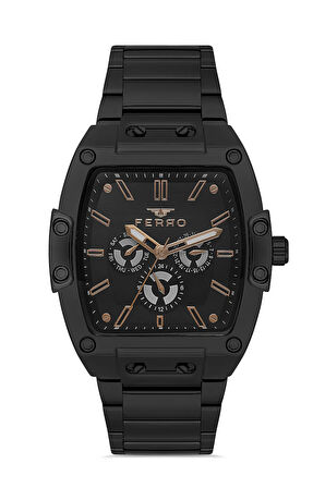 Siyah Çelik Kordon Erkek Kol Saati FM11437A-G