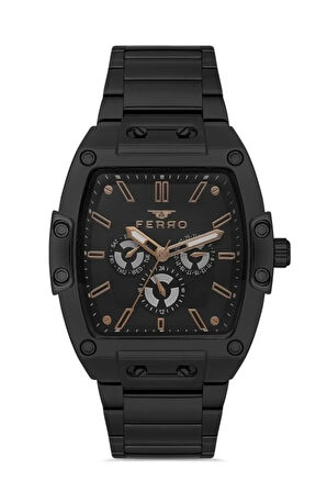 Siyah Çelik Kordon Erkek Kol Saati FM11437A-G