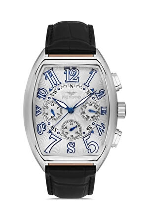 Siyah Deri Kordon Erkek Kol Saati FM11447B-J2