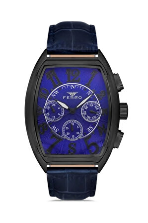 Siyah Deri Kordon Erkek Kol Saati FM11447B-J2