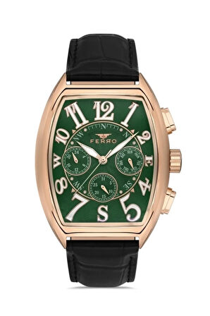 Siyah Deri Kordon Erkek Kol Saati FM11447B-R10