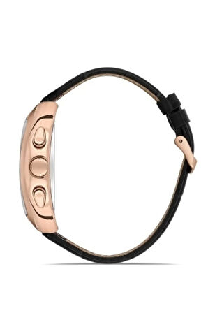 Siyah Deri Kordon Erkek Kol Saati FM11447B-R10