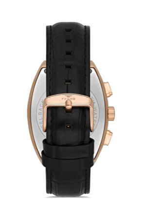 Siyah Deri Kordon Erkek Kol Saati FM11447B-R10