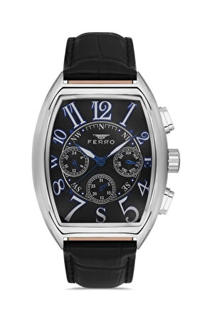 Siyah Deri Kordon Erkek Kol Saati FM11447B-J2