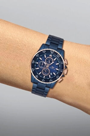 Lacivert Çelik Kordon Erkek Kol Saati FM1542A-T