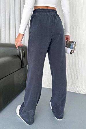 Feela Moda 2007 Bağcıklı Beli Lastikli Modal Çımalı Palazzo Kadın Pantolon