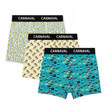 Carnaval Food Mood Erkek Boxer 3’lü Set