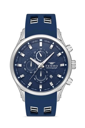 Lacivert Silikon Kordon Erkek Kol Saati FM31354D-L