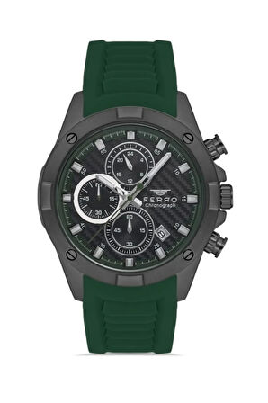 Yeşil Silikon Kordon Erkek Kol Saati FM31361D-ZJ10