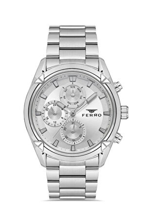 Gümüş Çelik Kordon Erkek Kol Saati FM31388A-A