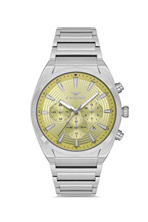 Ferro Quartz Çelik Gri 44 mm Fonksiyonları Aktif Erkek Kol Saati