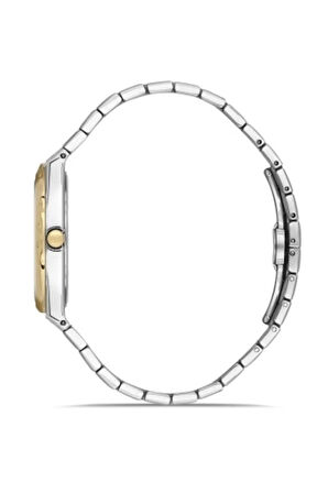 Sarı ve Gümüş Çelik Kordon Erkek Kol Saati FM40133A-D6