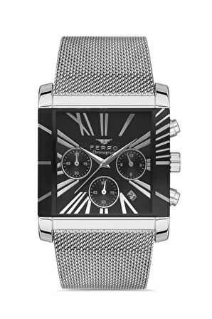 Gümüş Hasır Kordon Erkek Kol Saati FM41292C-A