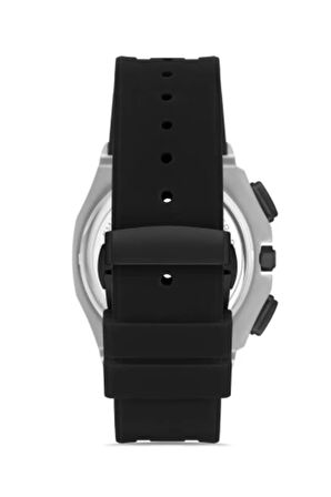 Siyah Silikon Kordon ERKEK Kol Saati FM43001D-J