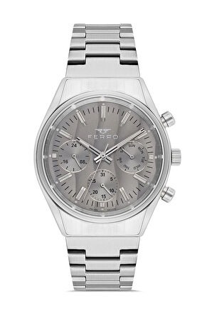 Gümüş Çelik Kordon Erkek Kol Saati FM43011A-D3