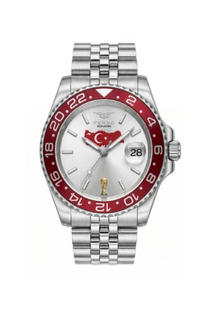  FM44003A-TR Quartz Çelik Gri 40 mm Dünya Kupasına Özel Erkek Kol Saati
