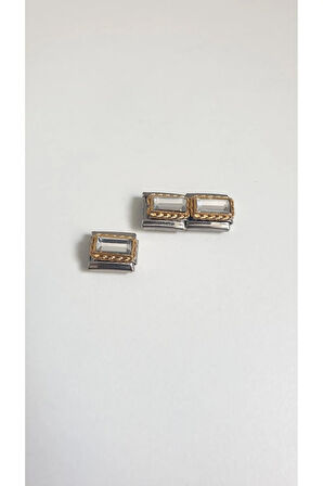 NOMİMATİON CHARM BİLEKLİK CHARM  9 MM  NOMİ ÇELİK ANTİALERJİK NOMİNAL CHARM 316L