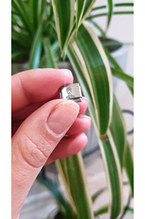 NOMİ İTALYAN BİLEKLİK CHARM MUSTAFA KEMAL ATATÜRK PORTRESİ İTALYAN CHARMI 9 MM ÇELİK