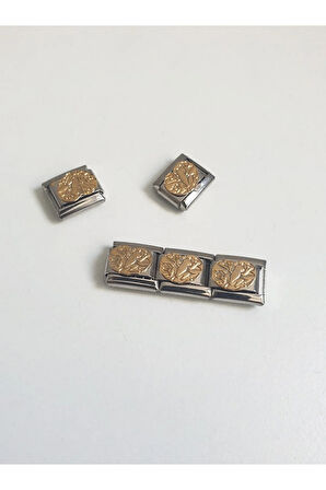 NOMİMATİON CHARM BİLEKLİK CHARM  9 MM  NOMİ ÇELİK ANTİALERJİK NOMİNAL CHARM 316L