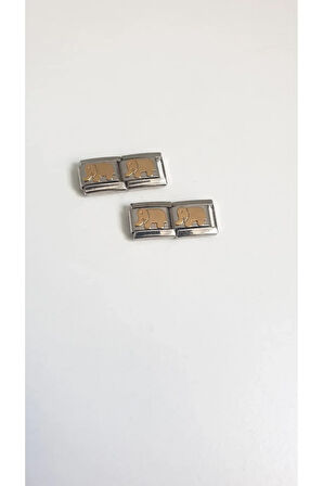 NOMİMATİON CHARM BİLEKLİK CHARM  9 MM  NOMİ ÇELİK ANTİALERJİK NOMİNAL CHARM 316L