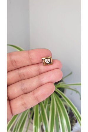 Nomimation Charm Gold Renk Nomi Charm Çelik 9mm Istediğini Yazdır