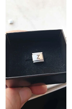 I?talyan Çeli?k Charm Nomi? Çeli?k Charm Z Harfi? I?si?m Tari?h Baş Harf Yazilir 9 Mm  Fmaccesori?es