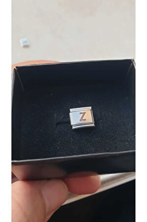 I?talyan Çeli?k Charm Nomi? Çeli?k Charm Z Harfi? I?si?m Tari?h Baş Harf Yazilir 9 Mm  Fmaccesori?es