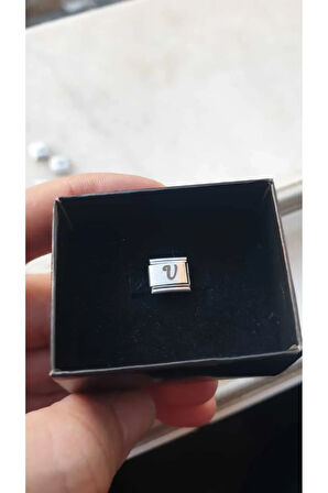 ÇELİK CHARM CHARM V HARFİ İSİM TARİH BAŞ HARF YAZILIR 9 MM