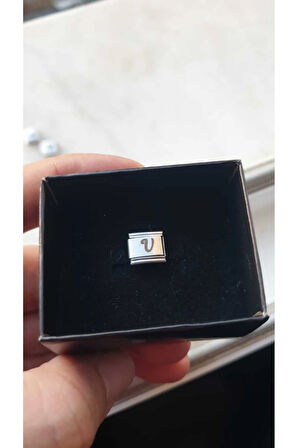 ÇELİK CHARM CHARM V HARFİ İSİM TARİH BAŞ HARF YAZILIR 9 MM