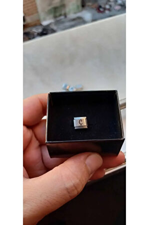 İTALYAN ÇELİK CHARM NOMİ ÇELİK CHARM Ç HARFİ İSİM TARİH BAŞ HARF YAZILIR 9 MM