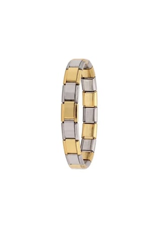 İtalyan Charm Çelik Bileklik gold gümüş renk 20 CM