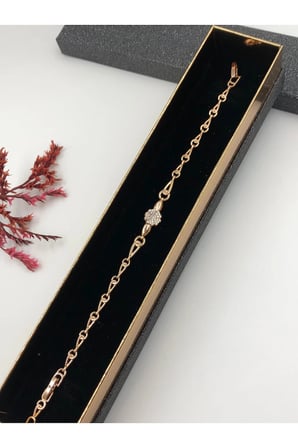Çelik Kadın Bileklik Altın Renk Xuping Her Kombine Uygun! Rose Bakır Renk 17+2 Cm kutulu Renk Atmaz