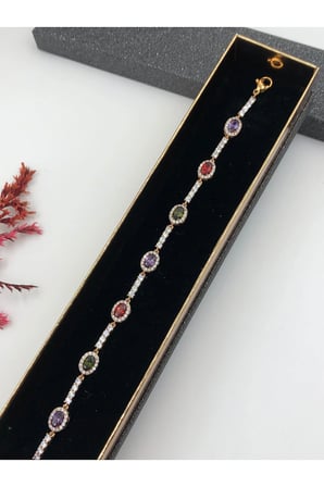 Çelik Kadın Bileklik Xuping Her Kombine Uygun! Rose Bakır Renk 17+2 Cm kutulu Renk Atmaz