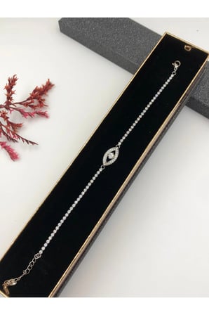 Şıklığın Tamamlayıcısı! Xuping Rose Renk Kadın Bileklik Bakır Renk 15-20 Cm kutulu Renk Atmaz