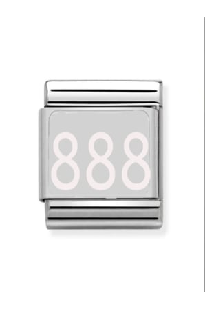 İTALYAN CHARM BİLEKLİK UĞURLU ŞANS SAYILAR SEKANS SAYILAR ÇELİ 1 MM MİNİMAL RENK GARANTİLİ.