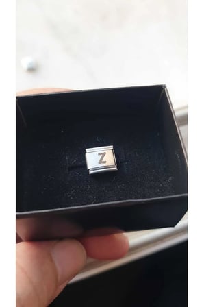 Harfli İtalyan Bileklik Charmı Z Harfli Figürlü 1 CM 9 MM Fmaccesories