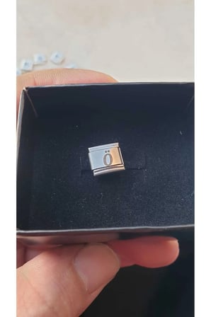İTALYAN ÇELİK CHARM ÇELİK CHARM Ö HARFİ İSİM TARİH BAŞ HARF YAZILIR 9 MM FMACCESORİES
