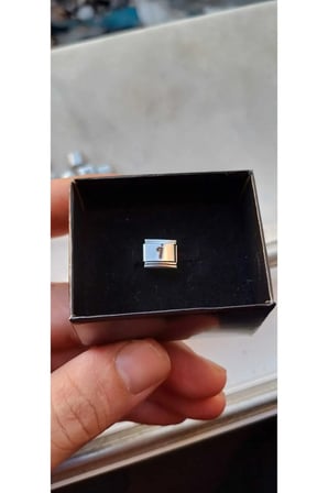 Harfli İtalyan Bileklik Charmı İ harfi Figürlü 1 CM 9 MM Fmaccesories