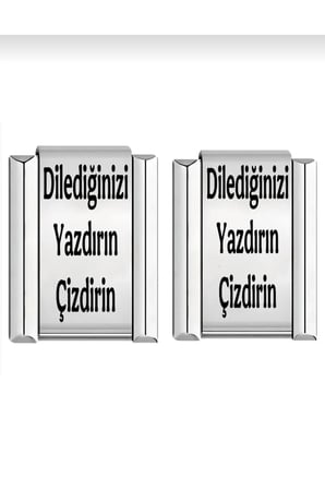 İtalyan Çelik Charm 2 Adet Istediğinizi Yazdırın (2 ADET) Satıcıya Sor Kısmından Bizlere Iletin