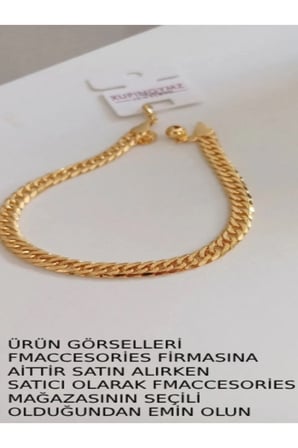 ÇELİK BİLEKLİK XUPİNG SİMLİ ALTIN  KAPLAMA ARPA 22 AYAR GOLD RENK GARANTİLİ KUYUMCU MODEL