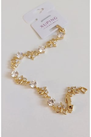 BİLEKLİK ÇELİK  XUPİNG XO  14 AYAR GOLD ROSE RENK VİP SERİ 1 YIL RENK GARANTİLİ