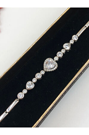 Şıklığın Tamamlayıcısı! Xuping Kadın Bileklik Gümüş Silver Renk 19 Cm kutulu Renk Atmaz