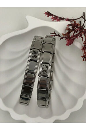 Batman Ve Hello Kitty Italyan Charm Çelik Çift Bilekliği KUTULU HEDİYE NOTU YAZILIR 2 ADET