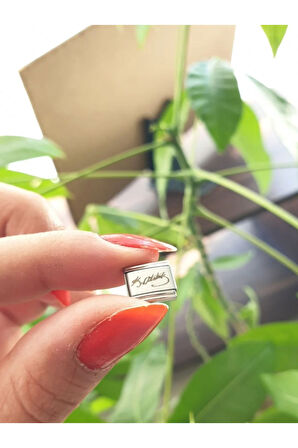 İTALYAN ÇELİK KEMAL ATATÜRK İMZASI CHARM SİYAH LAZER BASKIDIR FMACCESORİES