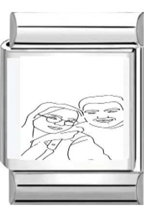 İTALYAN ÇELİK CHARM NOMİ BİLEKLİK CHARMI SADECE 1 ADET CHARMDIR