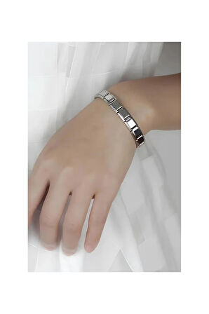Kişiye Özel İtalyan Tarzı Bileklik,İsimli Çelik Bileklik,Hediye Bileklik,Paslanmaz Çelik