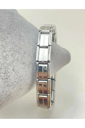 Italyan Charm Paslanmaz Çelik Esnek Bileklik Kararma Yapmaz Renk Garantili FMACCESORİES