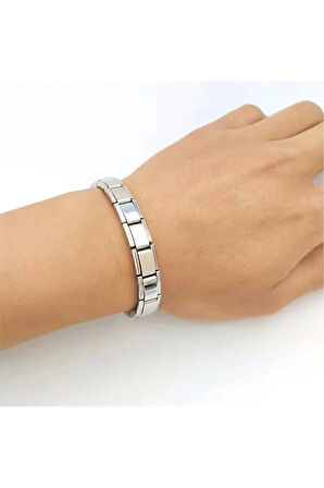 Paslanmaz Çelik Italyan Charm bileklik